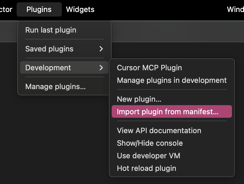 Cursor Talk To Figma MCP 使用教程 5 import plugin